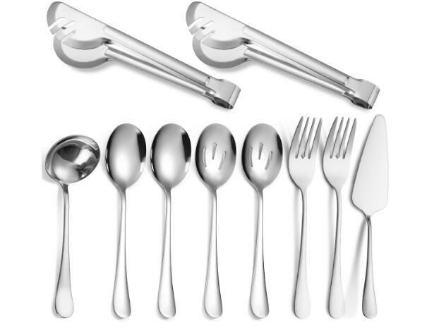 Popular multi-purpose tableware (silver 10-piece set (Style 3))