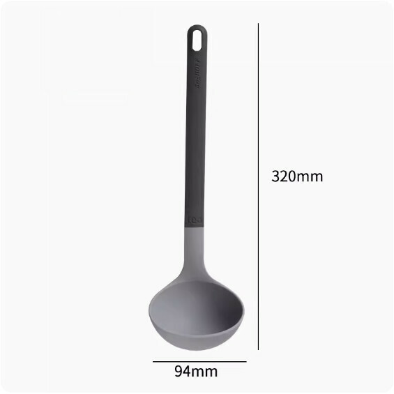 The most popular silicone spatula (soup spoon) for non-stick pans
