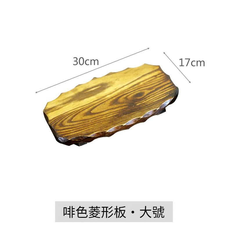 Hot selling sushi plate (brown large size 30x17cm)