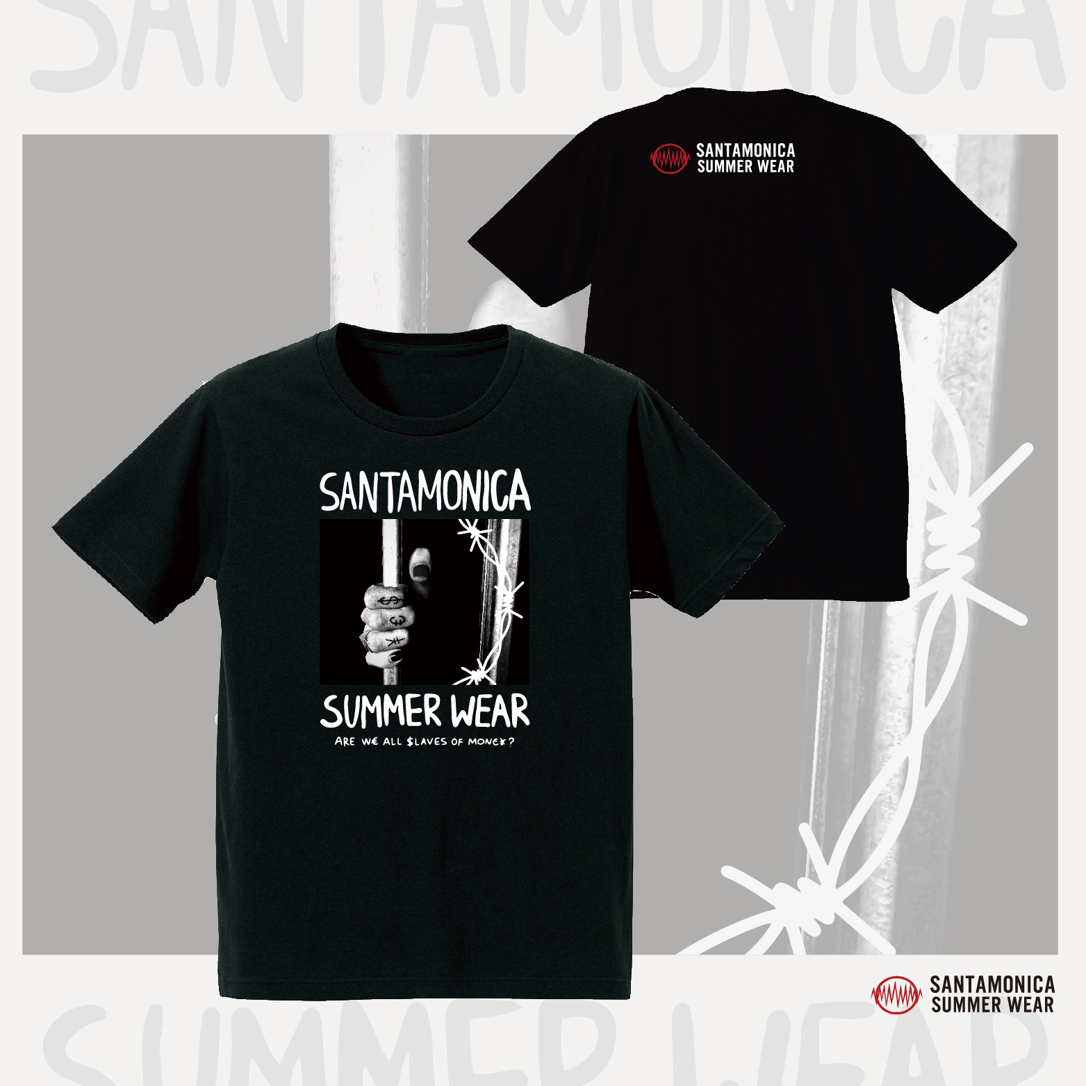 【SANTA MONICA SUMMER WEAR】SMSW24 錢的奴隸 tee