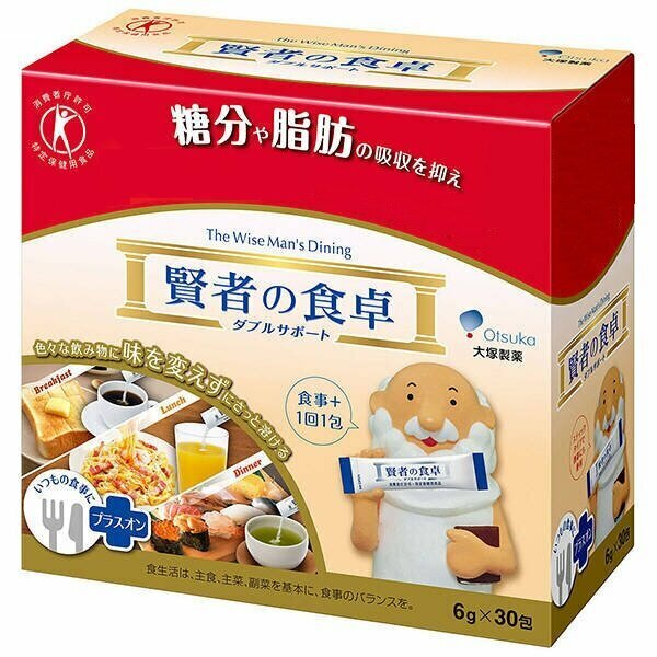 The Wise Man's Dinin賢者之食卓 - 膳食纖維 6g x 30包 (賢者卓食 阻澱粉 隔油份) 賢者の食卓