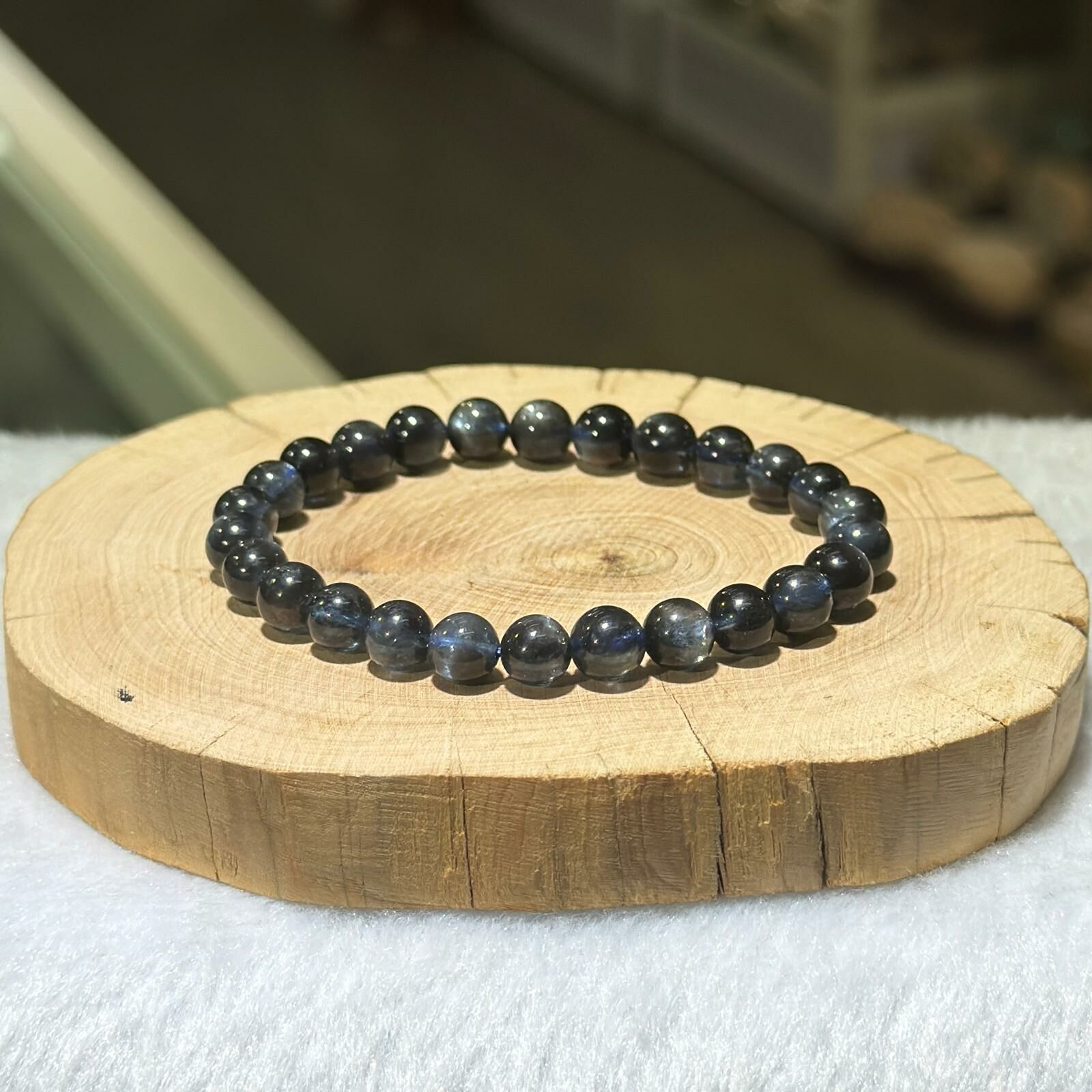 魔鬼海藍寶手串 6.5 mm +/-