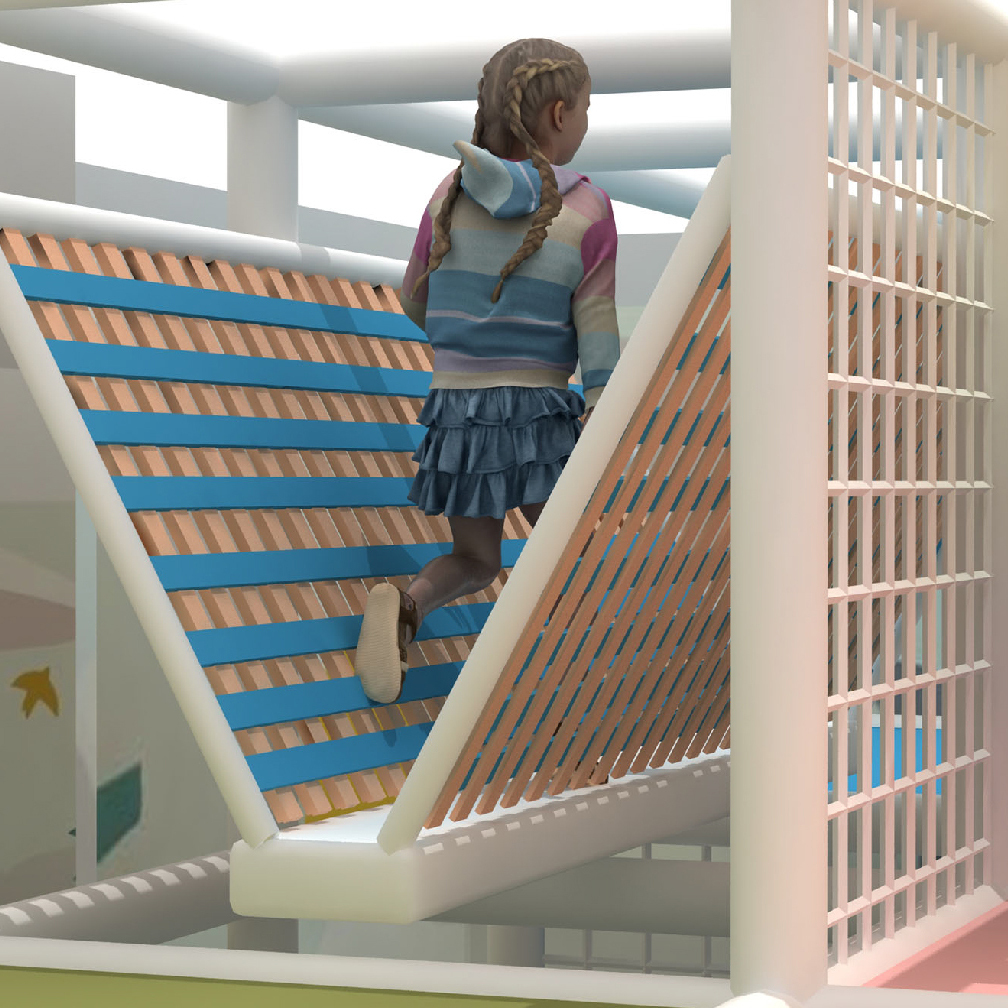 奇幻島 糖果小鎮 探險獨木橋