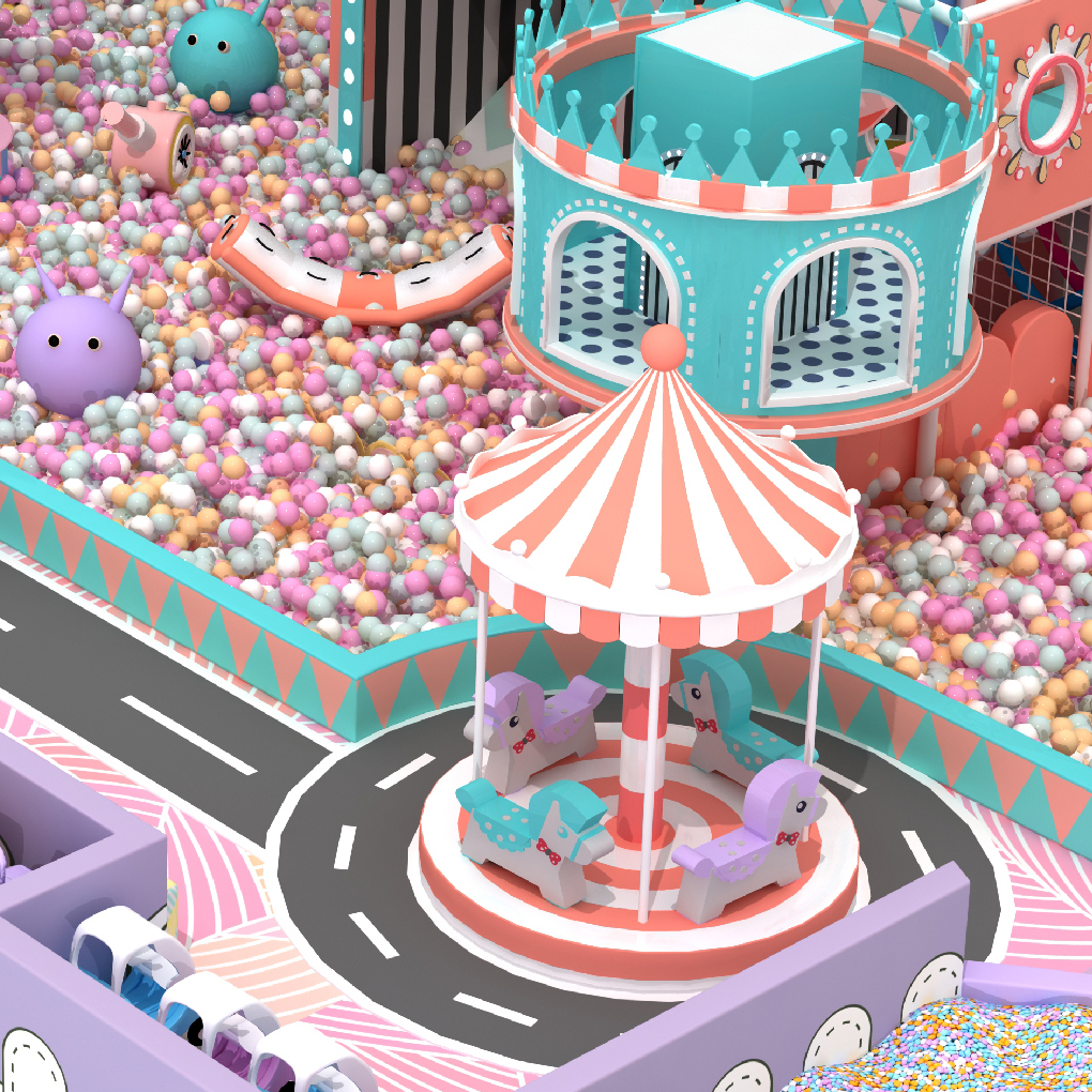奇幻島 糖果小鎮 旋轉木馬