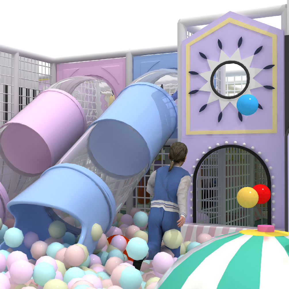 奇幻島 糖果小鎮 筒狀滑梯