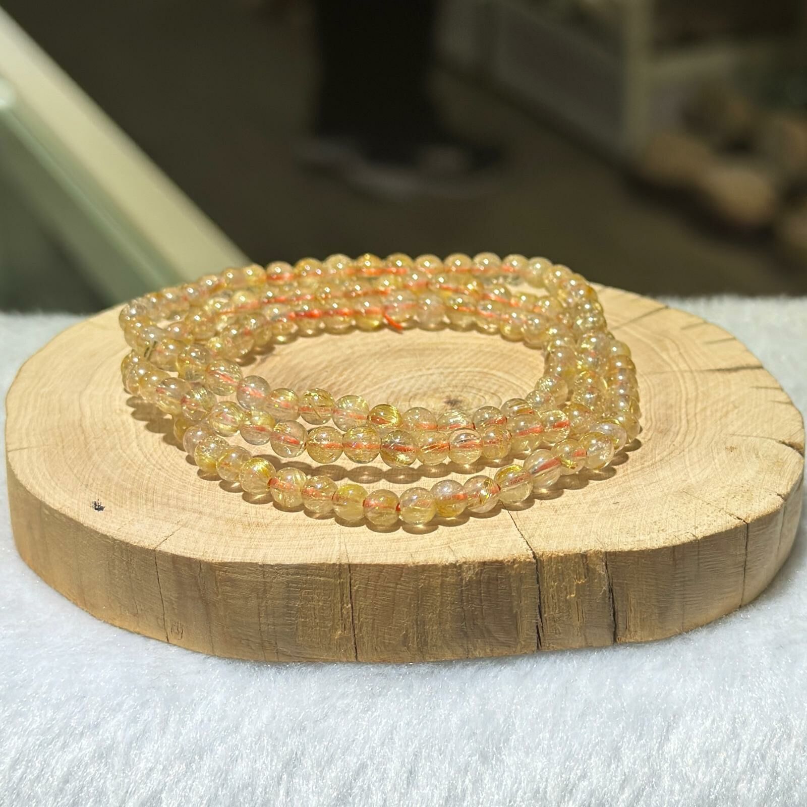 金髮晶 多圈 4.5 mm +/-