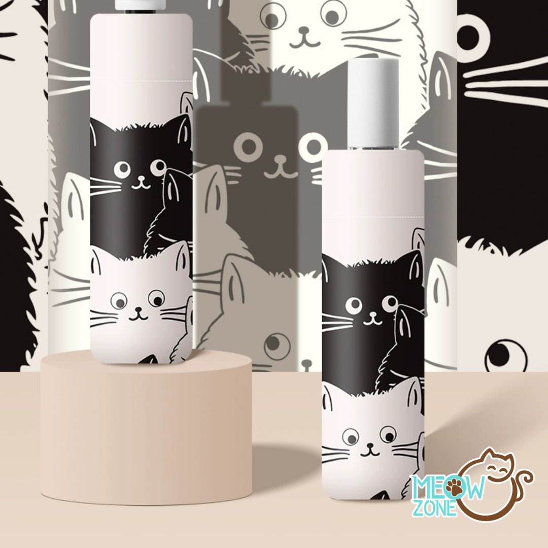 貓奴必備|可愛貓咪圖案縮骨遮