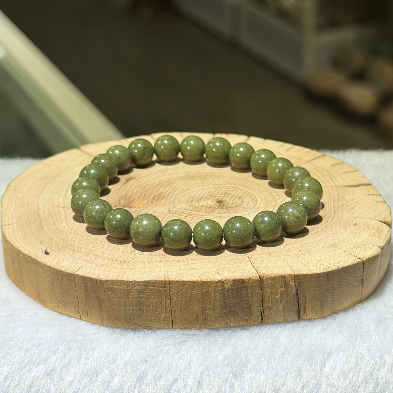 抹茶綠阿拉善手串