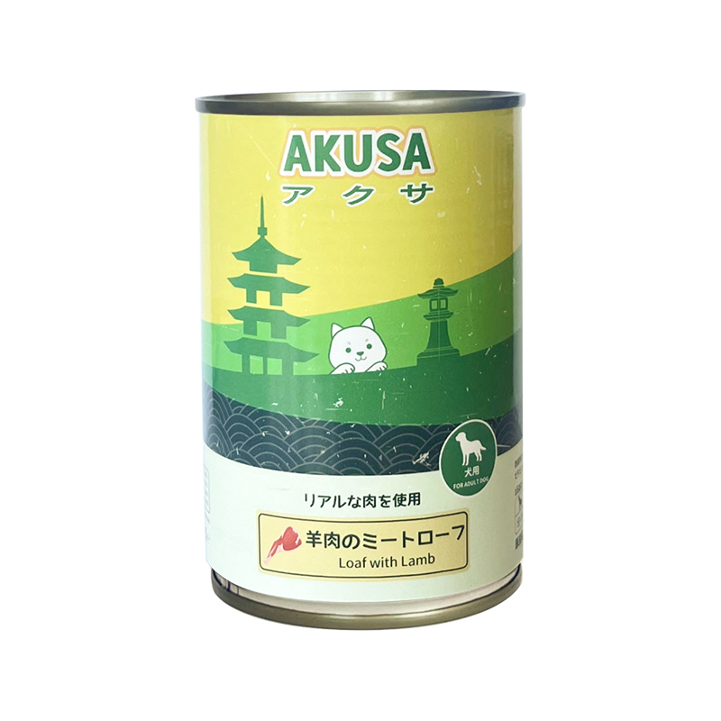 日本AKUSA 狗罐 羊肉肉餅 400g (6罐/12罐)