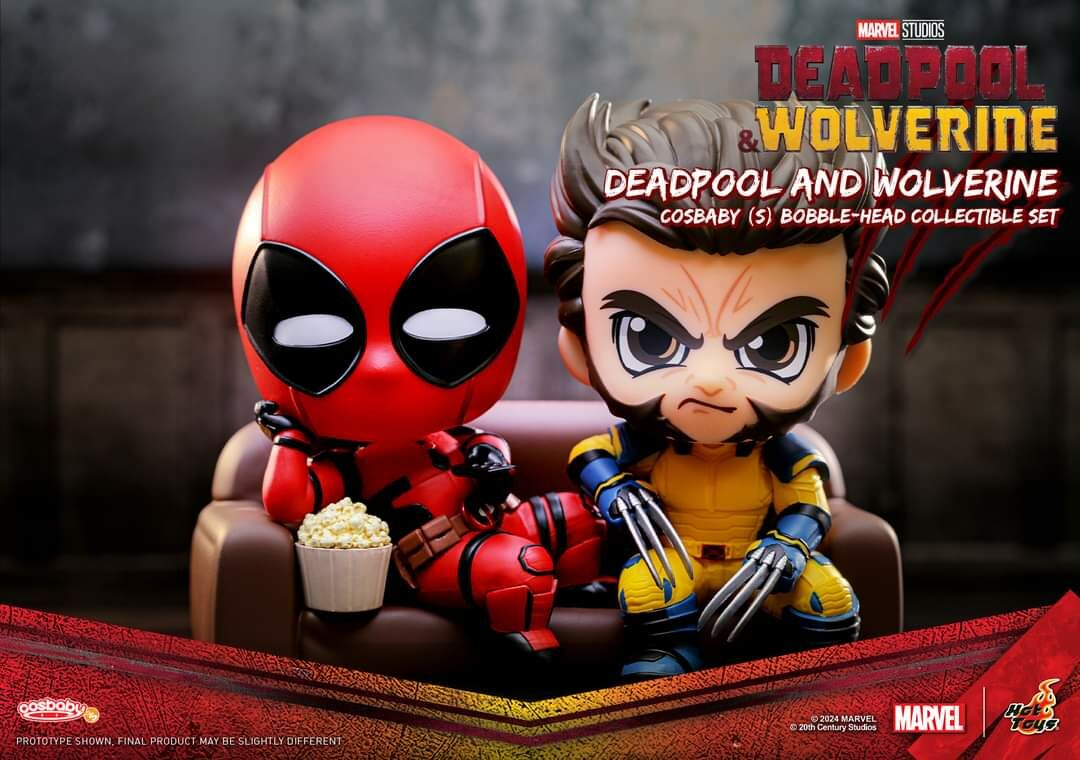 Hot Toys Deadpool & Wolverine Cosbaby