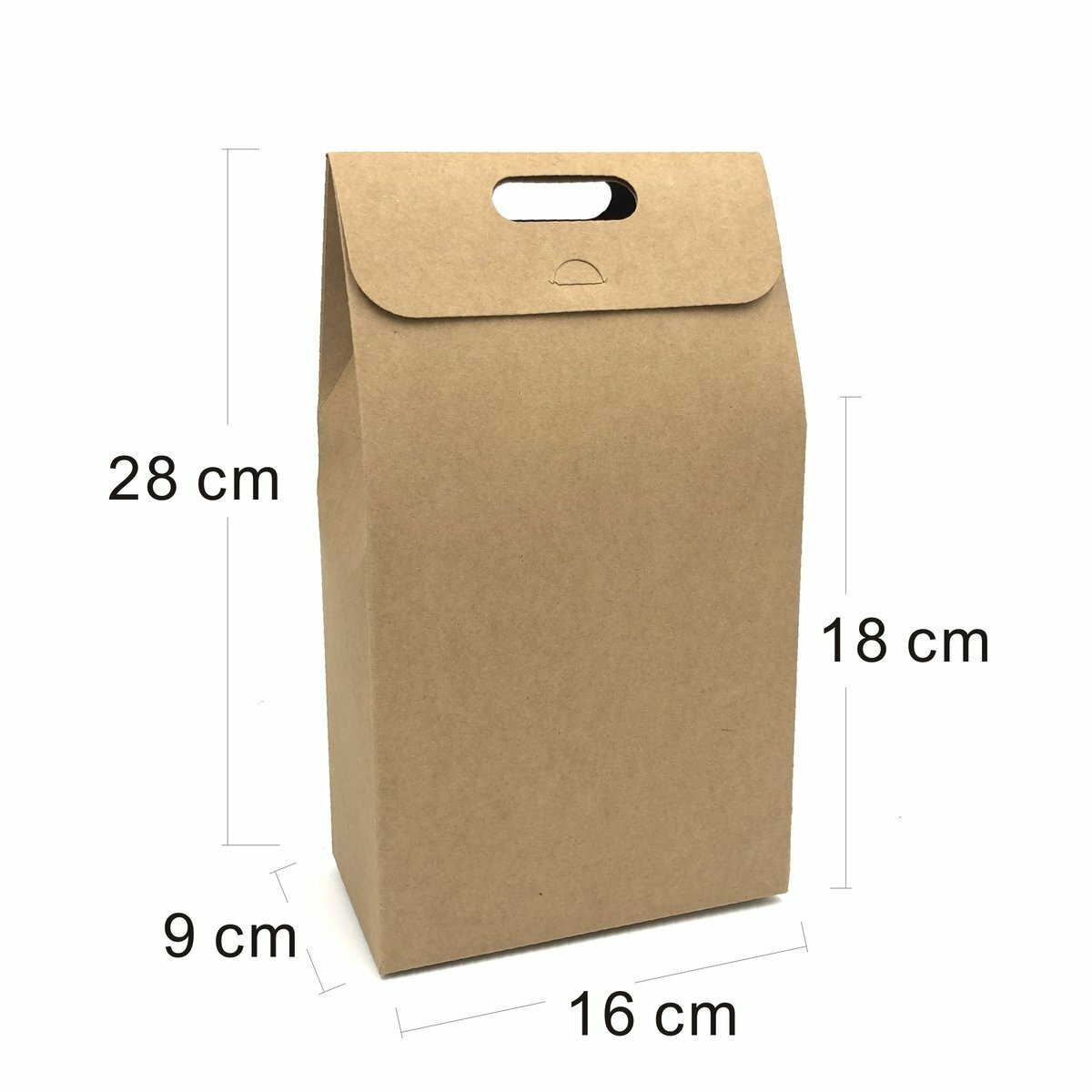 #KGB0611XL 加大 牛皮紙禮物盒(1個)