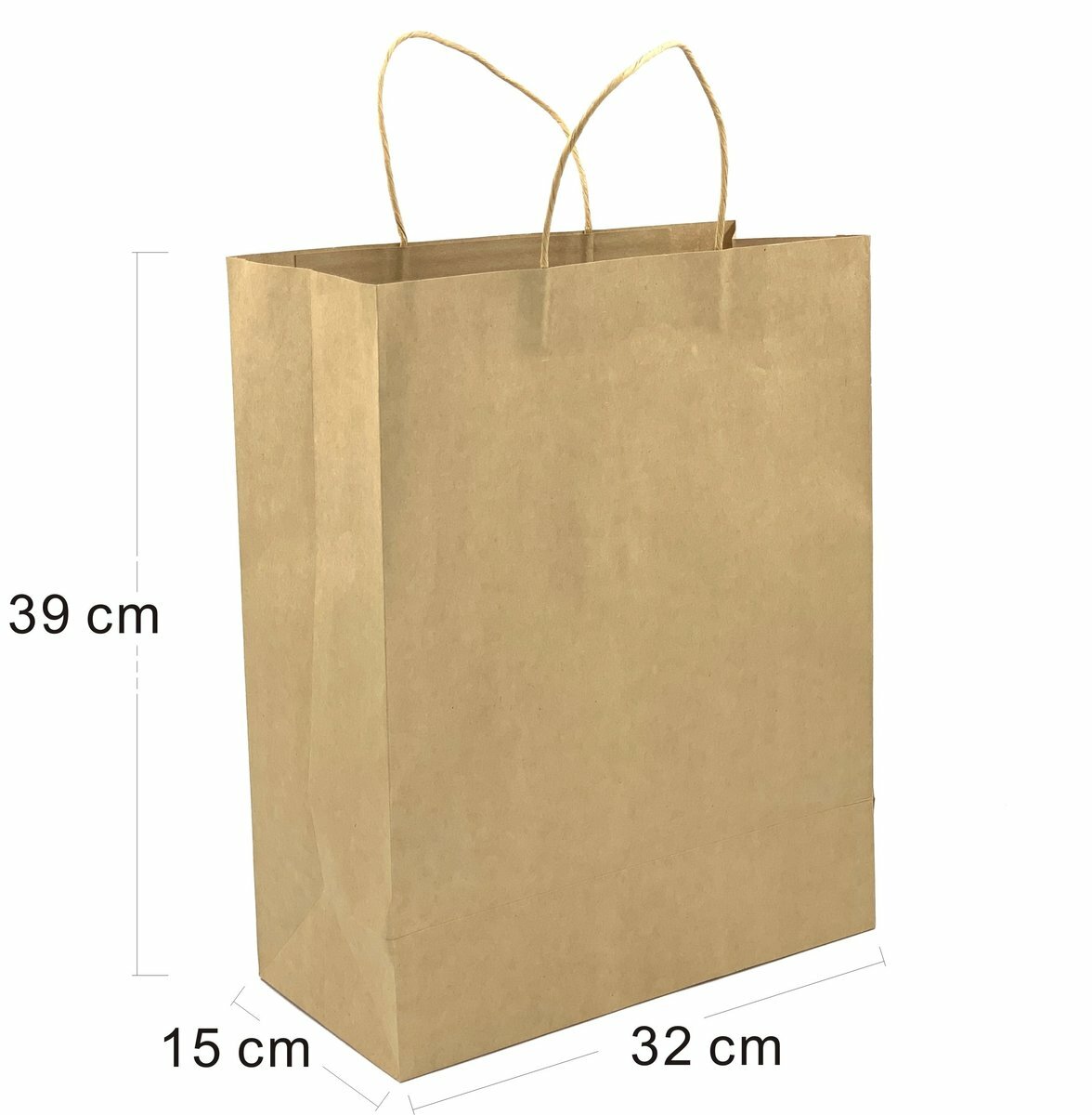 #KB1215L 大 牛皮紙禮物袋 (1個)