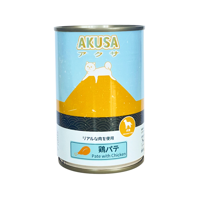 日本AKUSA 狗罐 雞肉肉餅 400g (6罐/12罐)