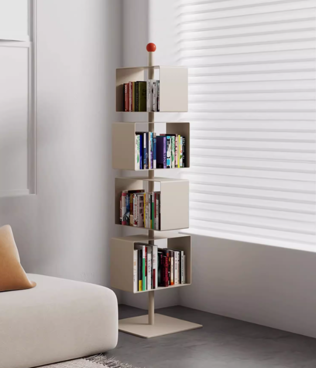 累積小家 旋轉書架櫃