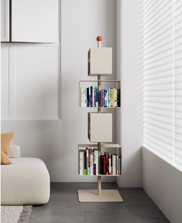 累積小家 旋轉書架櫃