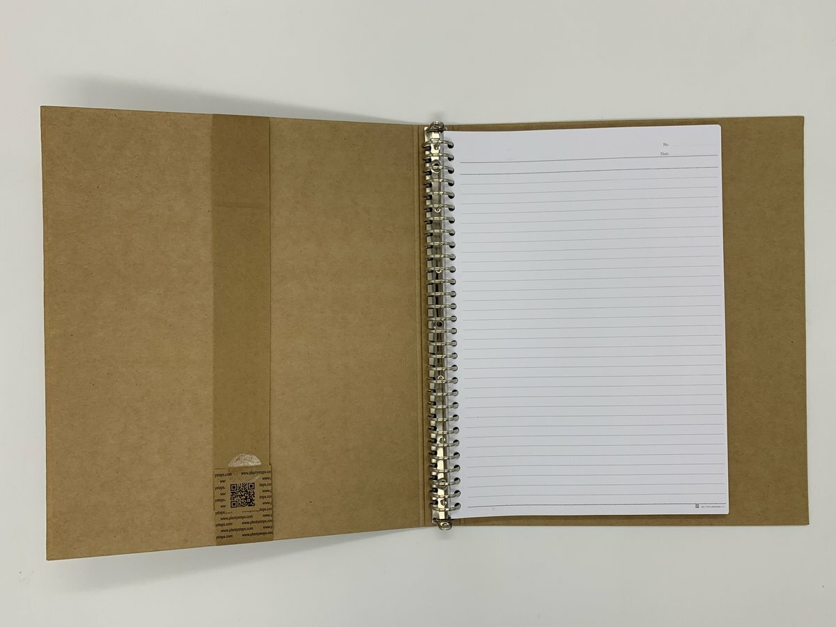 #92230R A4 30孔牛皮活頁快勞文件夾 + 行線活頁紙 / 格線活頁紙 / 空白活頁紙 / 牛皮活頁紙