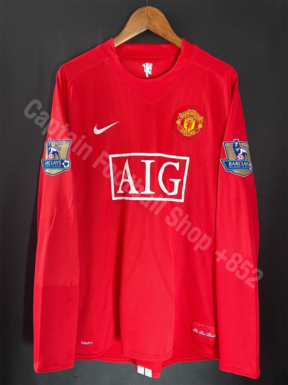 曼聯 2008-2009 Nike 主場長袖球衣 #7 RONALDO