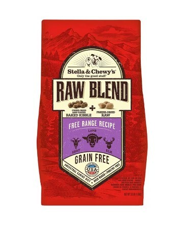 Stella & Chewy's 凍乾生肉外層低溫烘焙乾糧+凍乾生肉粒系列 小羊撞鹿配方．3.5lb/22lb