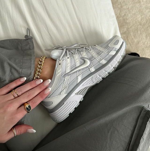 NIKE WMNS P-6000 "WHITE PURE PLATINUM" 白灰 復古 女鞋 / 預購