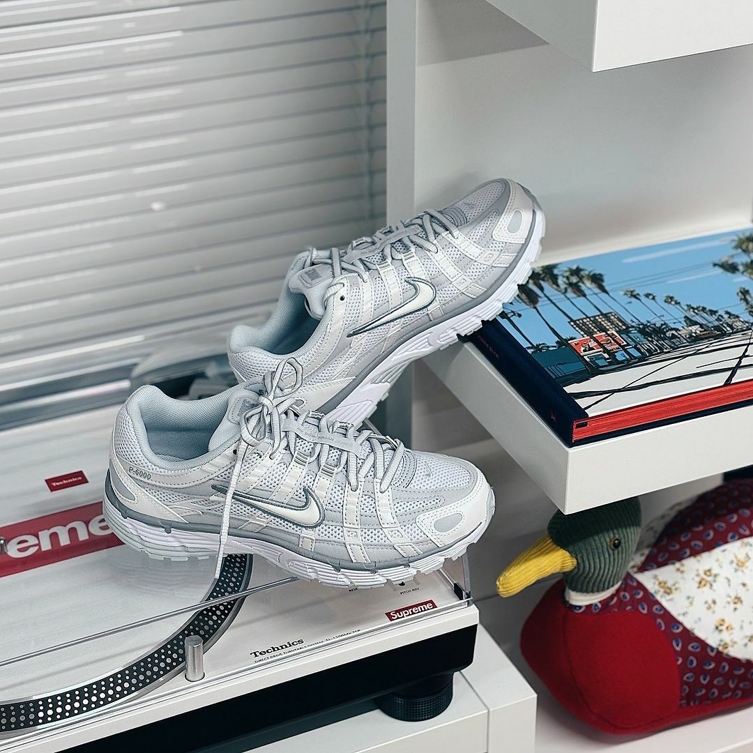 NIKE WMNS P-6000 "WHITE PURE PLATINUM" 白灰 復古 女鞋 / 預購