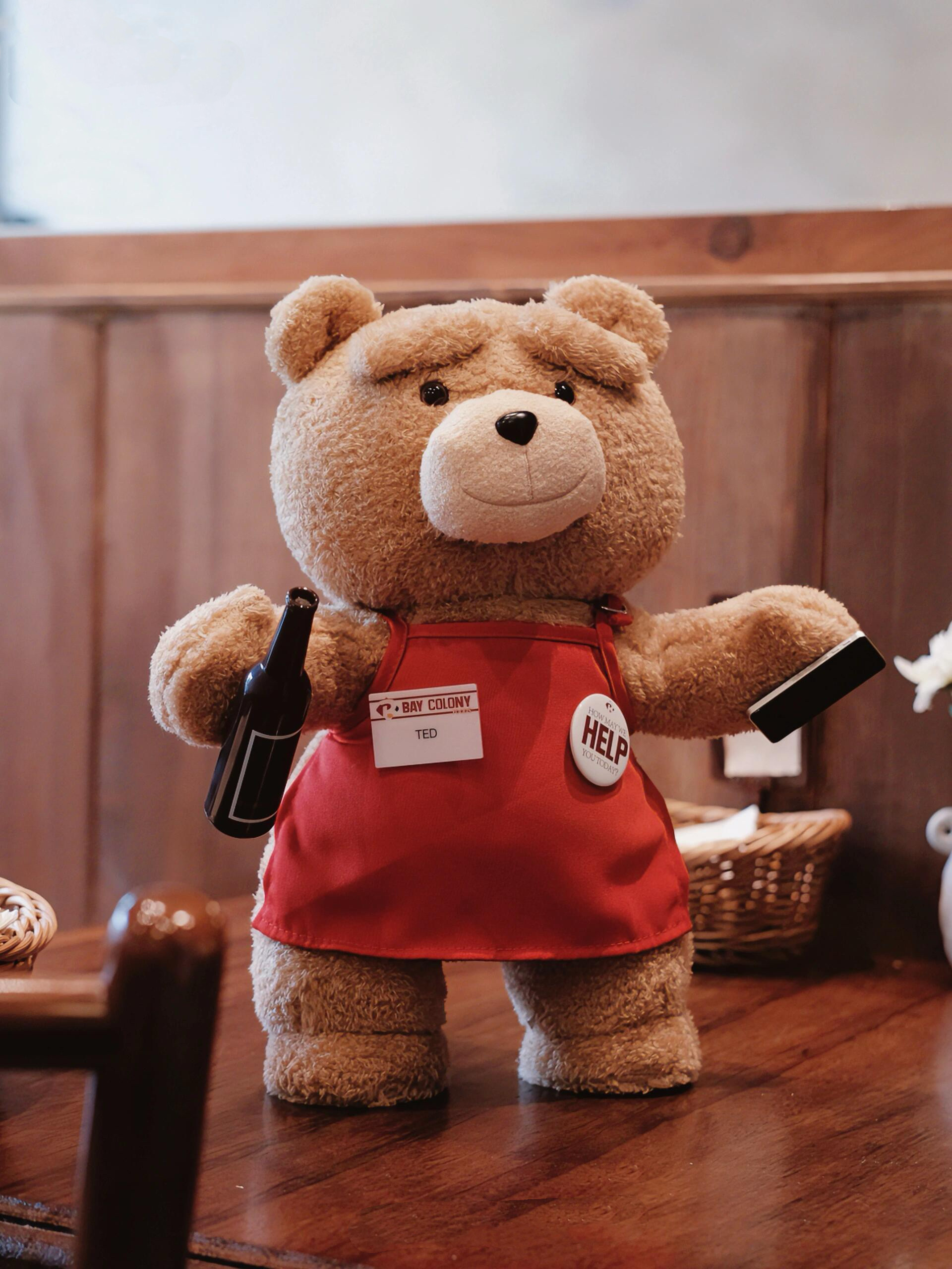 POPMART x 熊麻吉 Ted可動公仔 泰迪熊 毛絨公仔 可換衣服 公仔 擺飾/預購