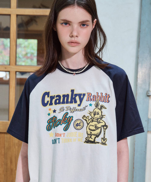 韓國🇰🇷連線 CPGN STUDIO cranky rabbit 兔子 短袖 白色 紅色 (任買兩件711免運)/預購