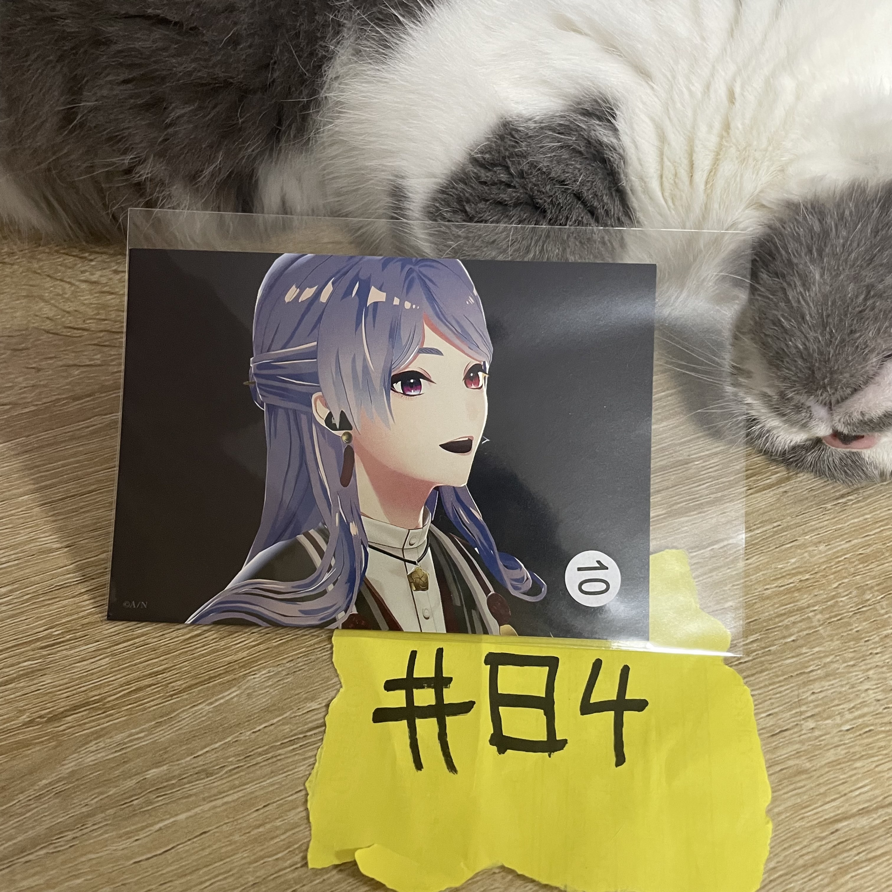 彩虹社  弦月 明信片  #84