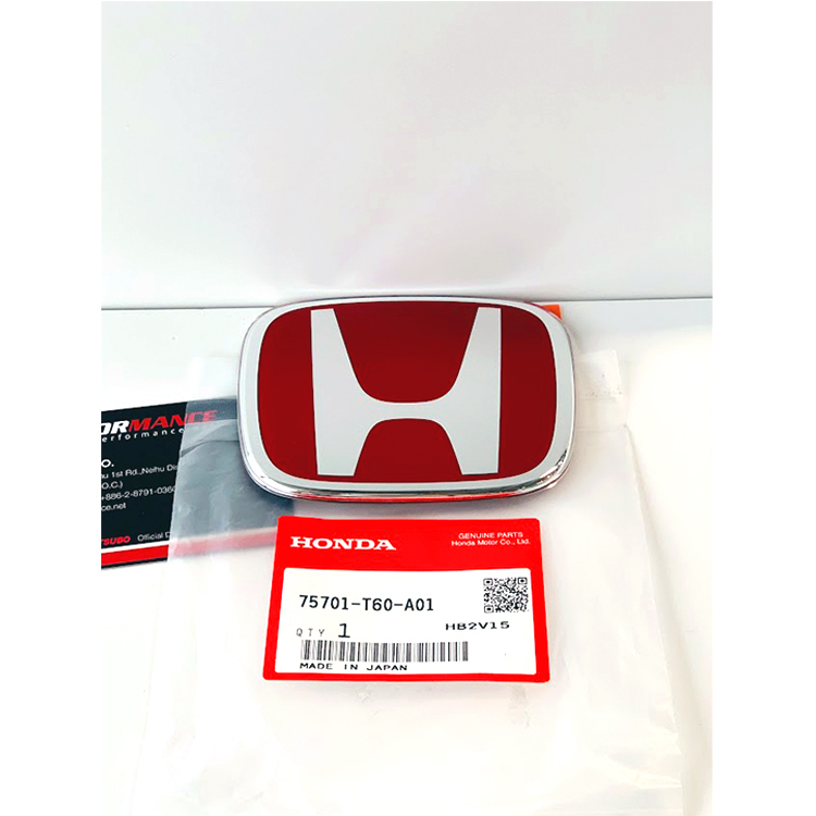 HONDA 日規原廠 紅H廠標(後車箱) 75701-T60-A01