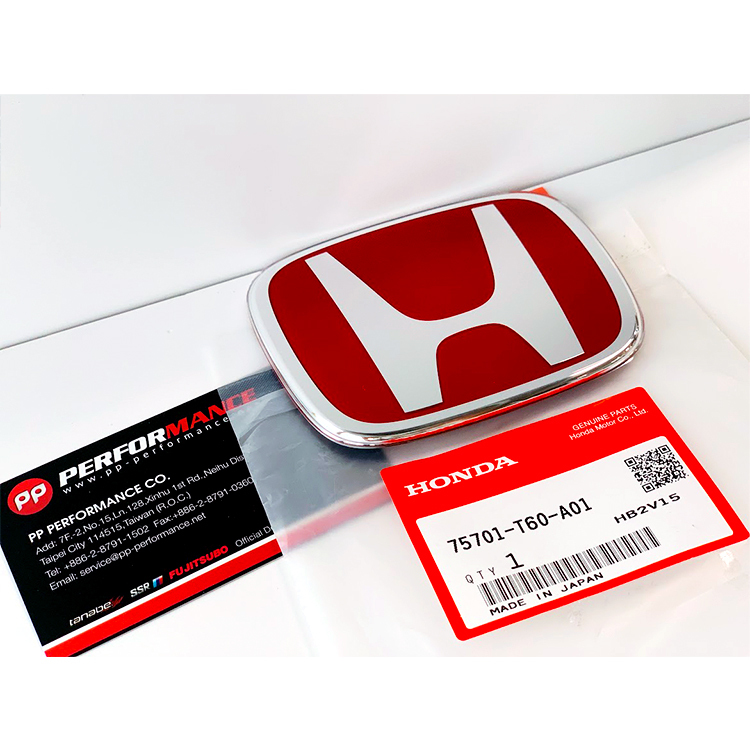 HONDA 日規原廠 紅H廠標(後車箱) 75701-T60-A01