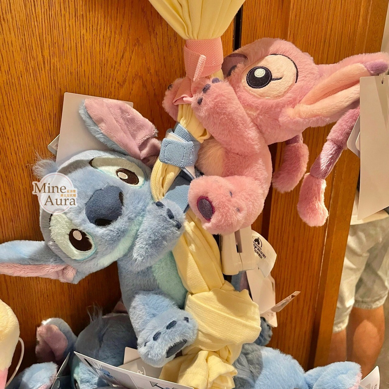 史迪奇 Stitch 抱抱 絨毛 睡衣 造型 窗簾束帶 窗簾綁帶 星際寶貝 Lilo & Stitch -上海迪士尼樂園