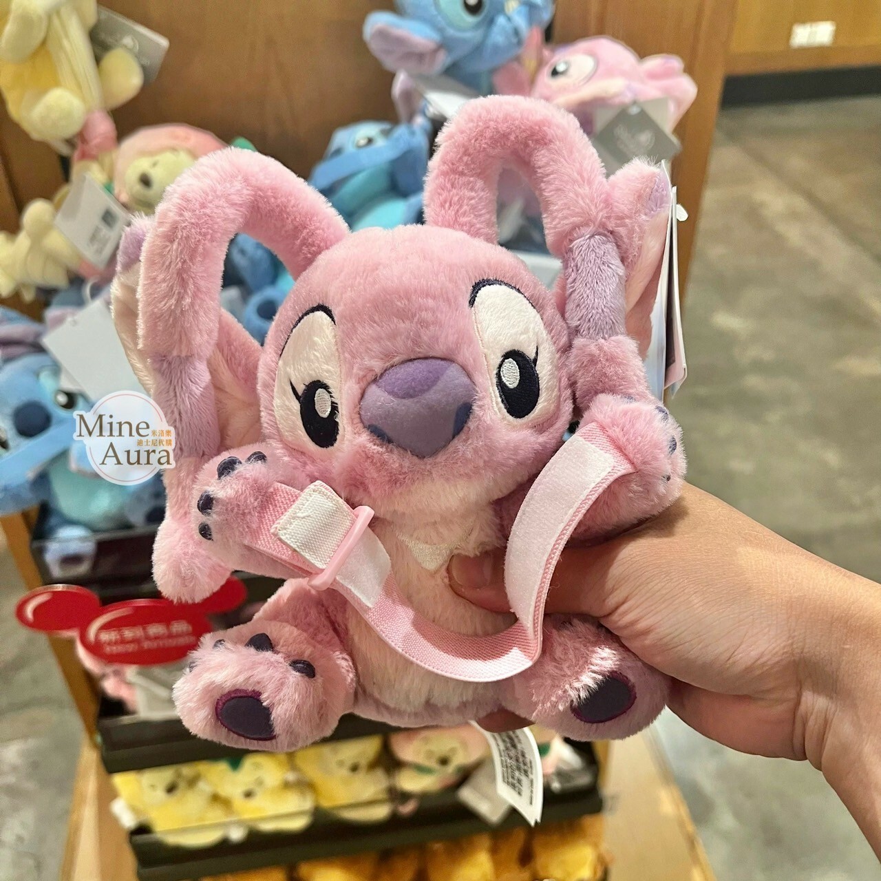 安琪拉 Angel 抱抱 絨毛 睡衣 造型 窗簾束帶 窗簾綁帶 星際寶貝 Lilo & Stitch -上海迪士尼樂園