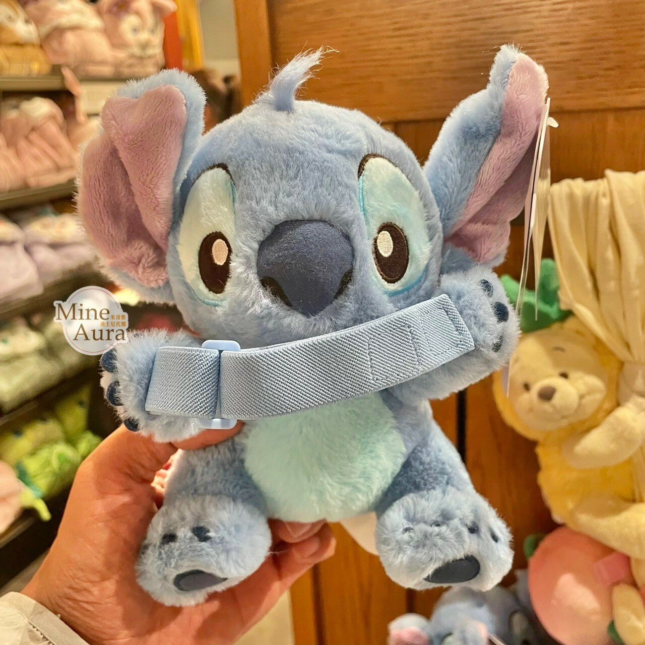 史迪奇 Stitch 抱抱 絨毛 睡衣 造型 窗簾束帶 窗簾綁帶 星際寶貝 Lilo & Stitch -上海迪士尼樂園