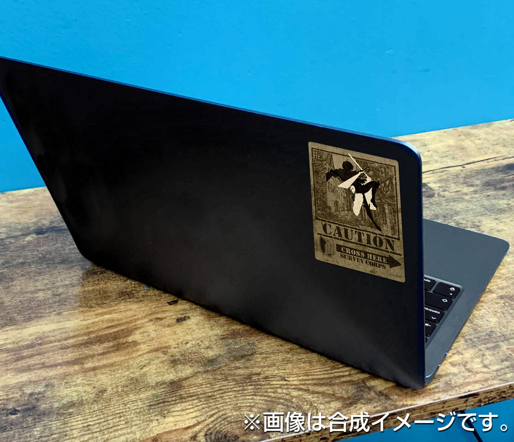 Cospa 1111 進撃の巨人 調査兵団横断注意 耐水ｽﾃｯｶｰ