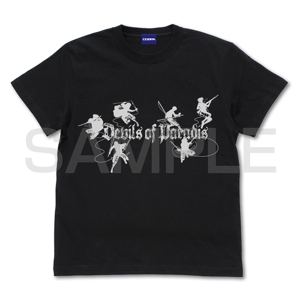 Cospa 0729 進撃の巨人 ﾊﾟﾗﾃﾞｨ島の悪魔 Tｼｬﾂ/BLACK