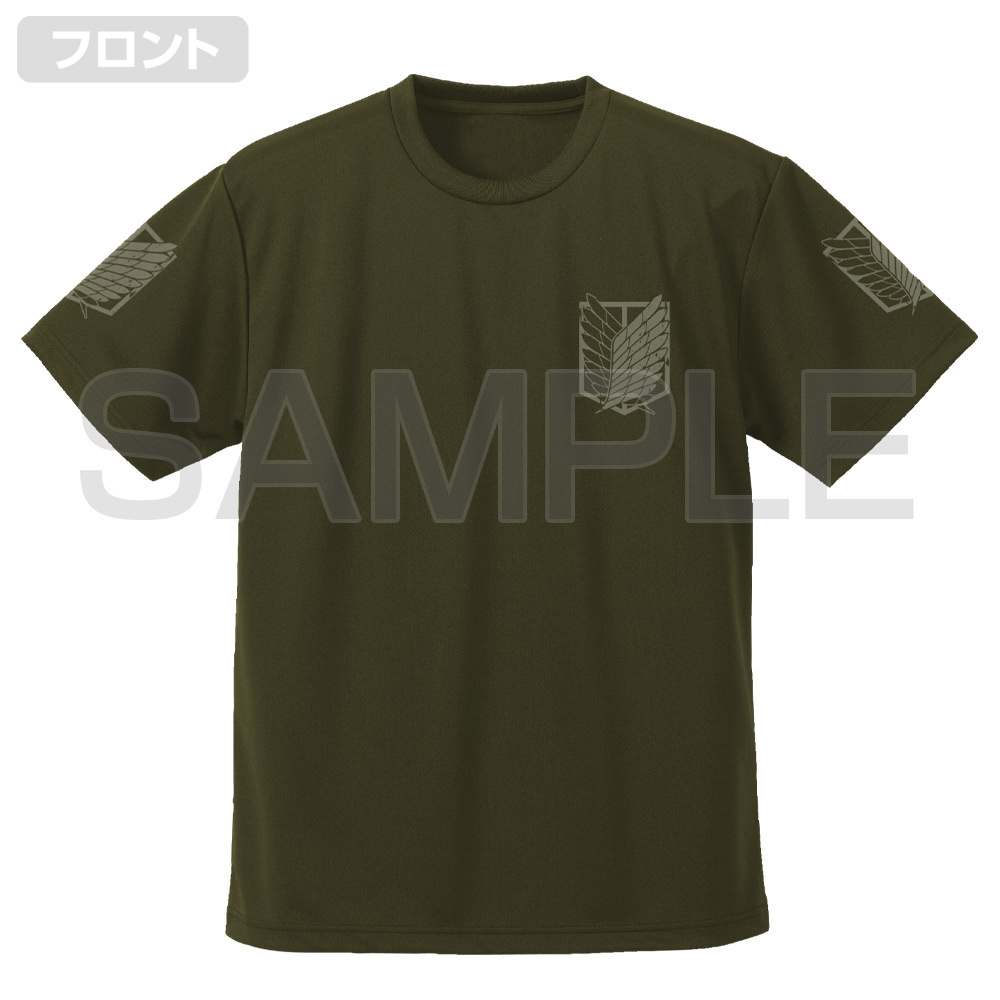 Cospa 0729 進撃の巨人 調査兵団 ﾄﾞﾗｲTｼｬﾂ/OD