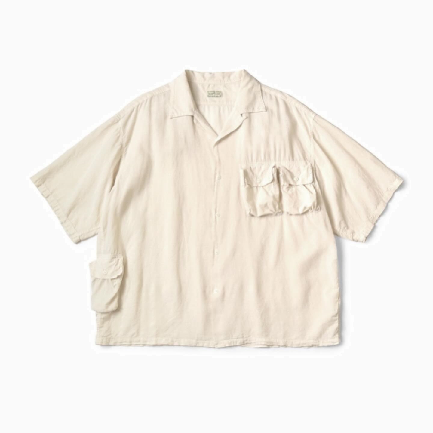 KAPITAL SOFT LINEN HUNTING NAM ALOHA SHIRT S/S - PRE ORDER ITEM (預訂中)
