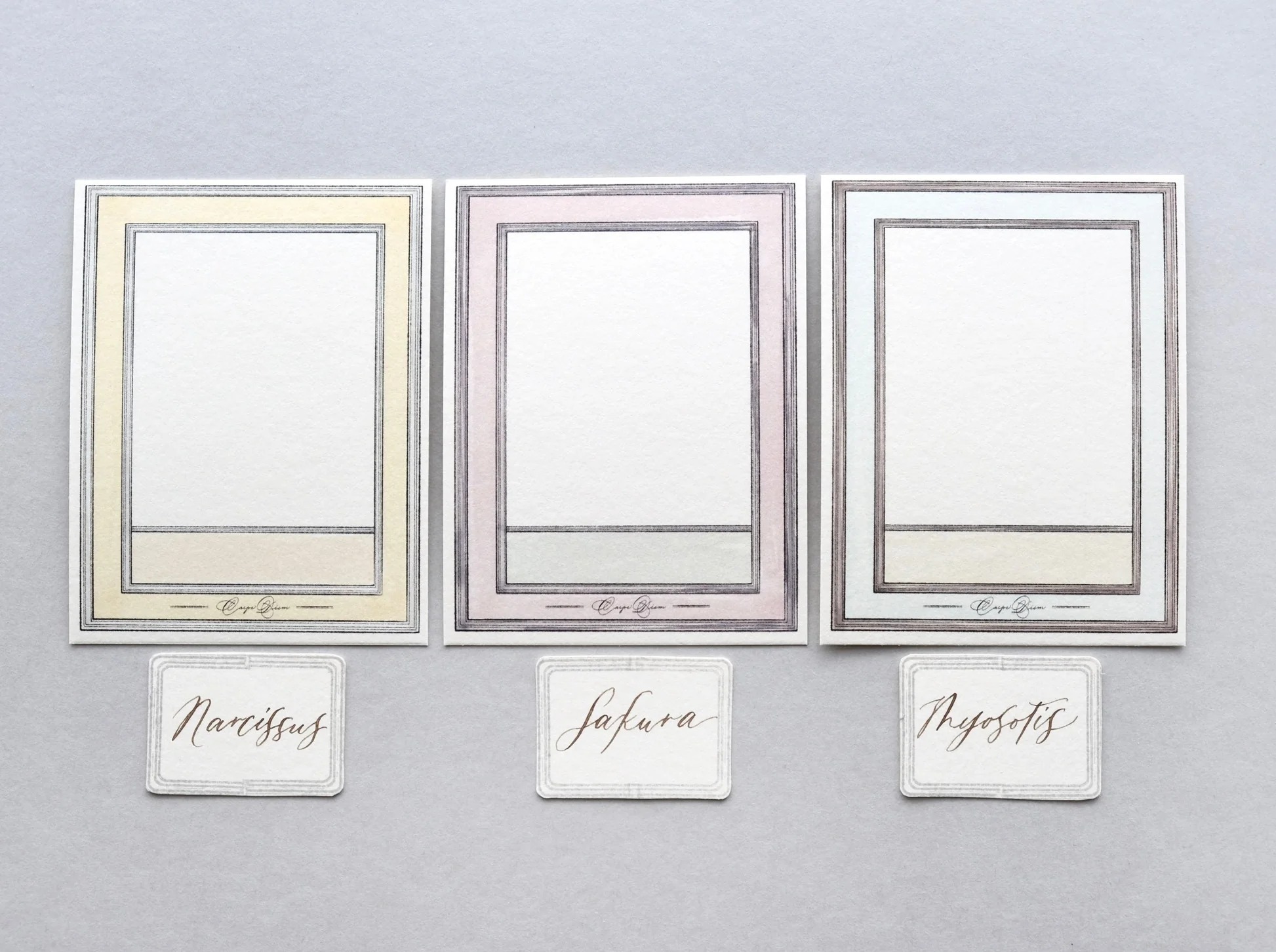 Jieyanow Atelier x Cafe Analog - Carpe Diem Notecards