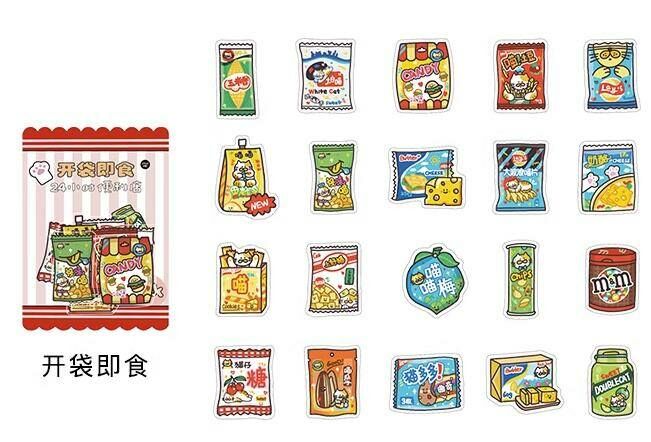 Infeel.me Sticker Flakes - Convenience Store - sweets