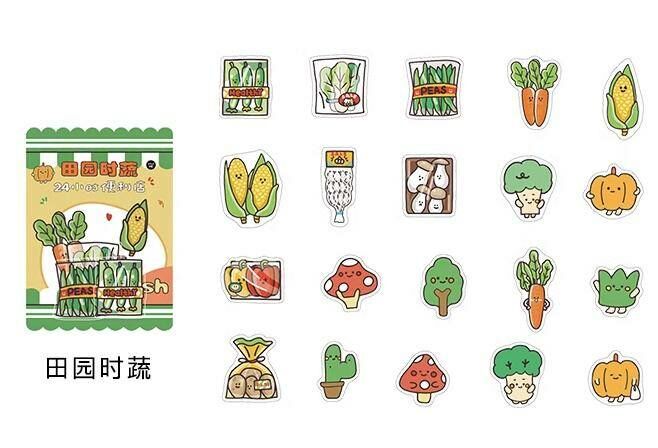 Infeel.me Sticker Flakes - Convenience Store - veggies