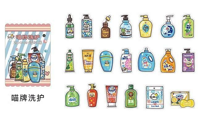 Infeel.me Sticker Flakes - Convenience Store -  bath items