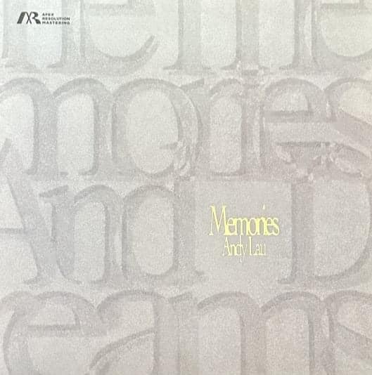 劉德華 Andy Lau -  Memories LP (白色透明+黑色爆花彩膠)