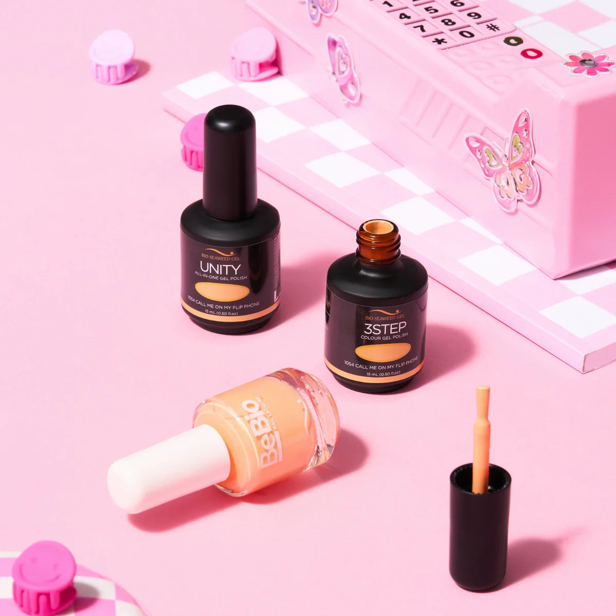 Bio Seaweed Gel 1054 CALL ME ON MY FLIP PHONE 天然無毒Gel甲油