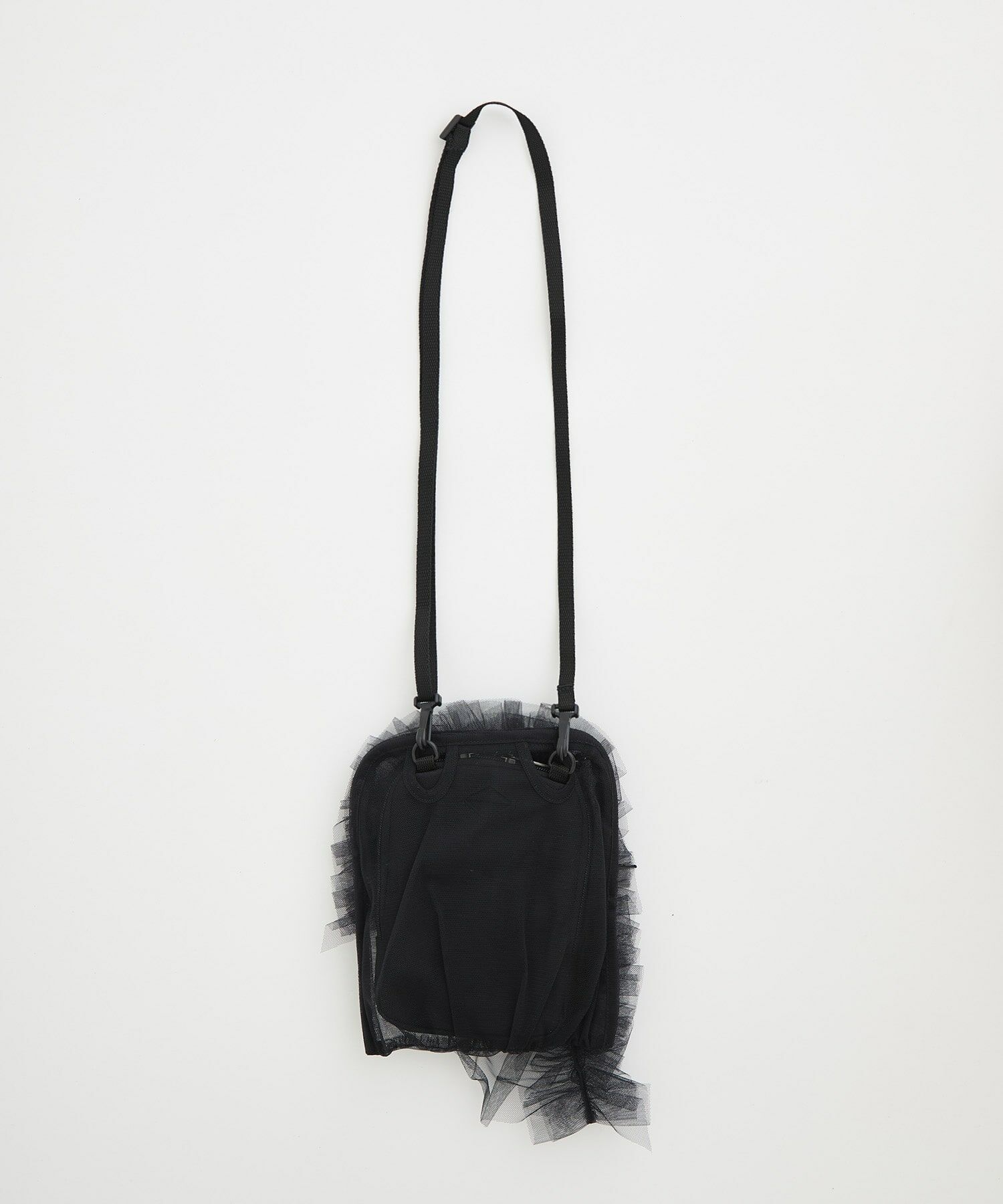 Chika Kisada × EASTPAK 花花紗迷你肩背包(黑)