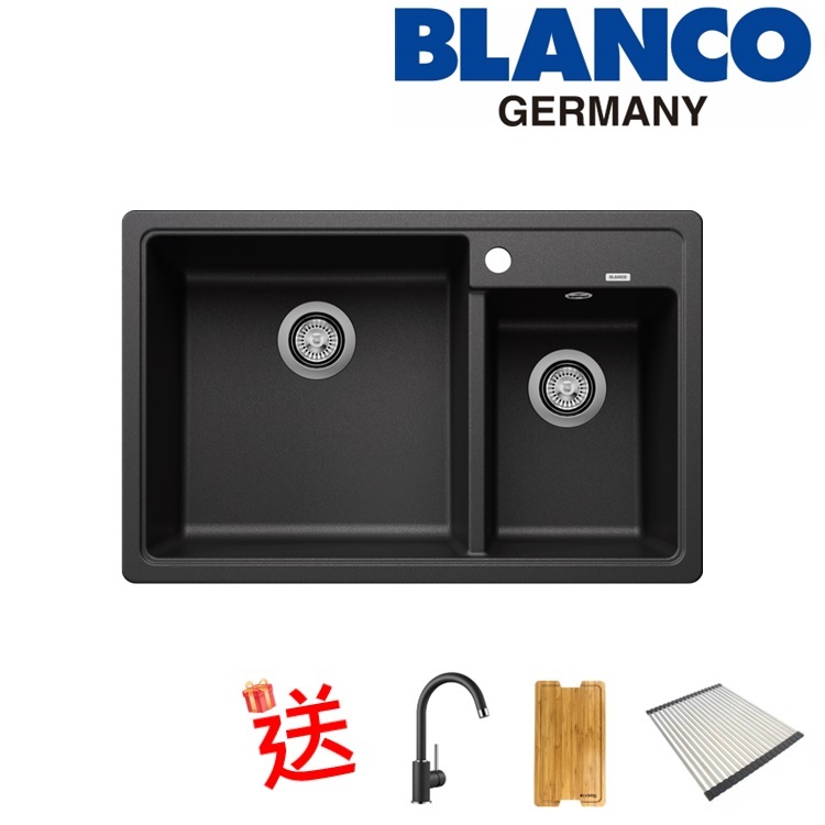 Blanco "Legra 8" 526224 Countertop Granite composite kitchen sink with Waste Kit (Anthracite) 