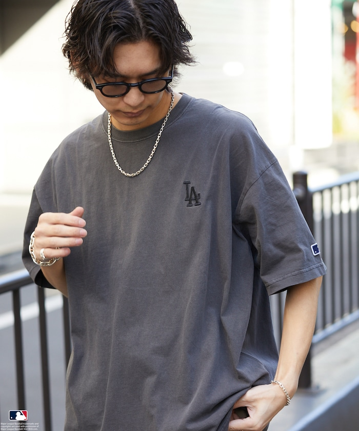 日本 MLB 別注刺繍LOGO 短袖