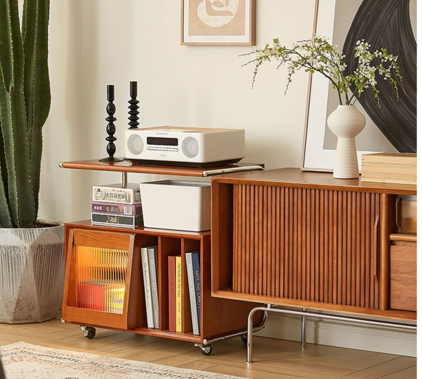 幾個木匠 井然邊櫃 (中古色)