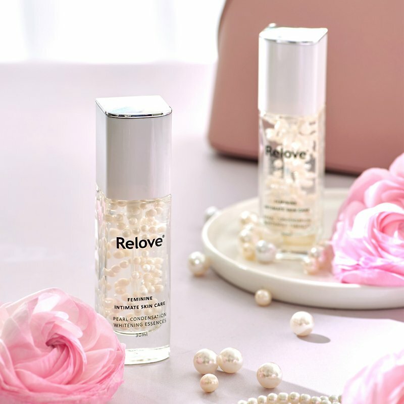RELOVE 淨柔白桃 私密美白賦活晶球凝露 30ml