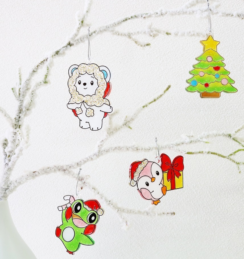 AMOS - 韓國 AMOS 繪畫玻璃彩 - Hueri & Friends系列, 6色 (盒裝) #SD10P6-H《香港行貨》