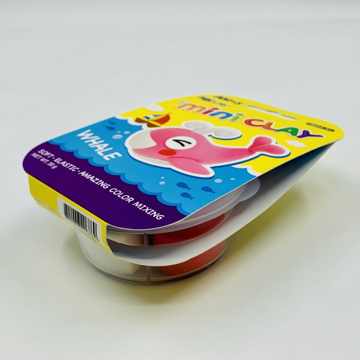 AMOS - 韓國 AMOS iCLAY® 30克 迷你裝輕黏土, 小鯨魚 #IC30-W《香港行貨》- 1包