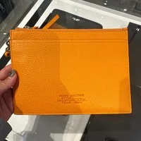 [S] MARC JACOBS 2S3SMP036S01-841 THE LEATHER SMALL WRISTLET,SCORCHED, 196611040976 (SMJ374)